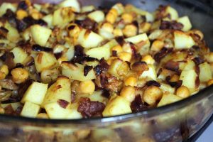 חומוס ותפוחי אדמה בתנור