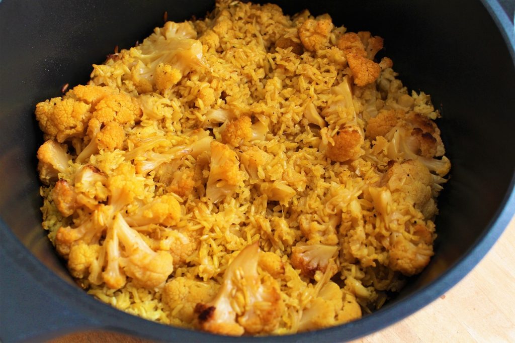 תבשיל מפנק של אורז וכרובית